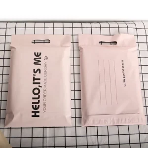 10×13 12×15 Inch Polymailer Handle Bag Biodegradable Poly Mailer Packaging Mailing Shipping Bag with Handle