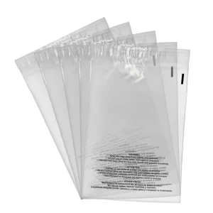 10×13 Inch Poly Bags with Suffocation Warning Clear Poly Bags for Clothes Shipping Inner Protector