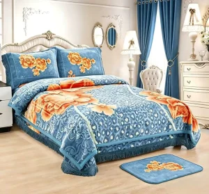 12pcs Raschel Blanket king Size