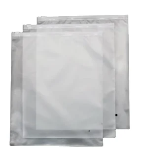 25*35cm Frosted Zipper Bag Clothing Frosted Plastic Zip Lock Bag Towel Underwear Bag