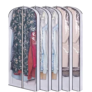 3D Wedding Dress Gown Cover Breathable Waterproof Transparent Clothes Cover Travel Packaging Storage Clear Garment Bag