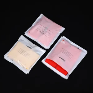 40gsm 60gsm Glassine FSC Certified Custom Wide Open Top Bag Biodegradable White Frosted Wax Paper Bags Packaging for Clothes