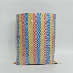 5kg PP Woven Bag Virgin Food Grade White Transparent Custom Logo Drawstring for Rice Sugar Export to Asia