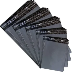 6×9 10×13 12×15 14×18 Custom Printed Matte Gray Poly Shipping Mailers Shipping Bags for Clothing