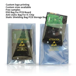 Anti-static ESD Bubble Bags Clear Protective Bubble Antistatic EMI ESD Shielding Zip Lock Bag