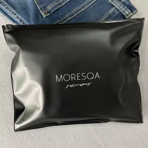 Bagzipper Bag For Clothes Block Bagslock Bagbagr Jeans t shirt hoodies Packaging Black Underwear PVC Custom Brand