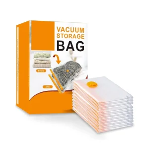 Basics Hand Pump Vacuum Compression Storage Bags Organizer Bedding Duvet Blankets Clothes Bathroom Waterproof