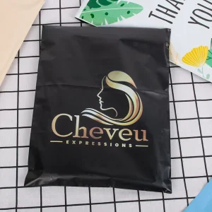 Beauty Wig Human Hair Packaging Mail Bag 100% Biodegradable Custom Polymailer Shipping Poly Mailer Bag for Clothing