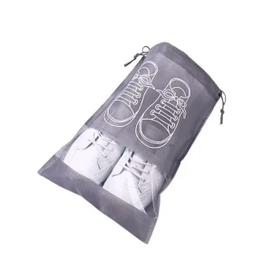 Beckon Custom Dustproof Shoe Storage Bag Traveling Shoe Bag Non woven Clothing Shoe Packaging Bag Dust Prevention