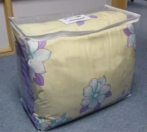 Bedding packaging Plastic Clear PVC Bag pvc waterproof bag for quilt comforter duvet pillow
