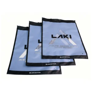 Biodegradable GRS Verified Customizable Zippered Bags Suitable for Packaging T-shirts Underwear Socks Pants