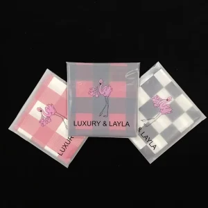 Biodegradable Self Adhesive Bag For Garment Clothing Packaging Frosted Or Clear Custom Logo Compostable PLA+PBAT Bags