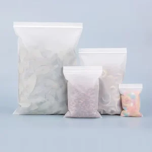 Biodegradable Zip Lock Bag Resealable Food Package Shopping Shipping Bag Compostable Plastic Pouch With Zipper