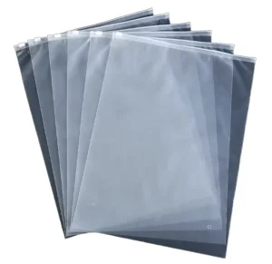 Biodegradable Zip up Hoodie packaging bags Transparent Matte PE packaging Suitable For Clothing shoes And Swimwear