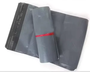Black Self Seal Poly Mailer Bag for Apparel Shipping Durable Courier Pouch Glossy E commerce Packaging Envelope