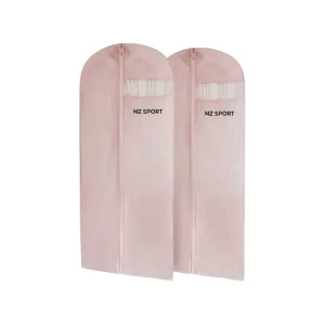 Brand New Reusable Personalized Custom Printed Suit Cover Wedding Dress Dustproof Linen Reusable Cotton Garment Bag