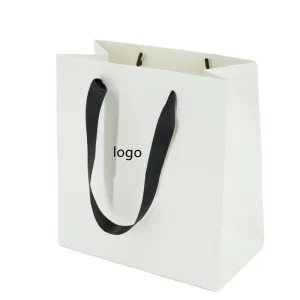 Brown Kraft Logo Gift Bags Paper Bag Custom Print Logo Custom Jewelry Packaging Bag