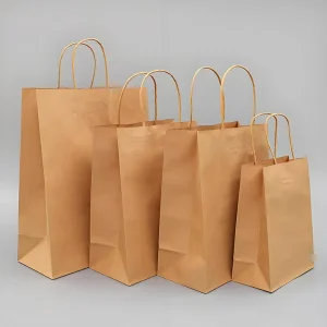 Brown Kraft Paper Shopping Bags Gloves Shirts Dress Sweater Led Earphones New Energy Vehicles Coats