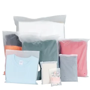 Business Shipping Bags Poly Zipper Bag for Clothes Packaging Envelope Bag with Custom