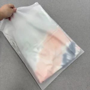 CPE Frosted Zipper Bag for Clothing Resealable Plastic Garment Packaging Bags Ziplock Apparel T shirt Pants Jeans Hoodie Bag