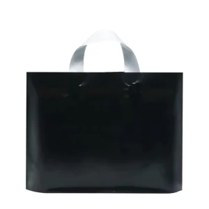 China Factory Direct Supply Customized Logo Durable PE Material Plastic Gift Bag for Clothing Packaging Cosmetics Bags Gift Bags