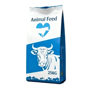 China Factory Waterproof 25kg 50kg Plastic Bag BOPP Laminated PP Woven Sack Animal Feed Flour Rice Bag for Packing