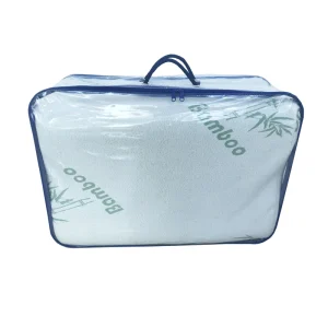China Manufacturer Top Quality PVC Bag Pillow Packaging Clear Vinyl Zipper Bag