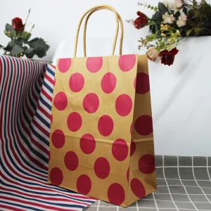 Christmas Shopping Paper Bags with Handle Good Quality