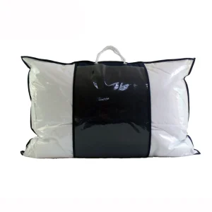 Clear Custom Printed PVC Zipper Pillow Carrier Bags for Bedding Packaging with Rope Handles