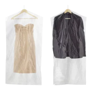 Clear Disposable Protector Dust proof Dress Clothes Cover Suit Dress Nylon Garment Bag Storage