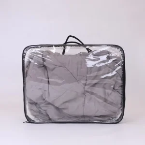 Clear PVC Plastic Zipper Bag Quilt Pillow Blanket Bedding Packaging Bags Zipper Transparent Plastic Bag for Quilt Bags