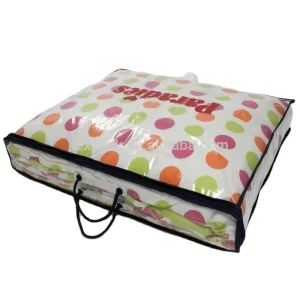 Clear PVC Plastic Zipper Quilt Carrier Bag Duvet Bags Duvet Packaging Bag
