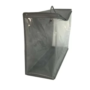 Clear Plastic Polyethylene Blanket Bag Quilt Bag for Bedding Packaging with Rope Handles