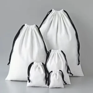Cloth Shoes Custom Manufacture Printed Logo Packaging Personalized Gift Storage Dust Canvas Drawstring Cotton Bag
