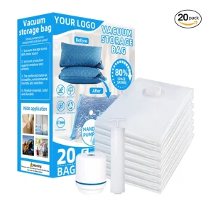 Clothes Vacuum Compression Storage Bags for Clothes Travel Vacuum Bag Pump Space Saver