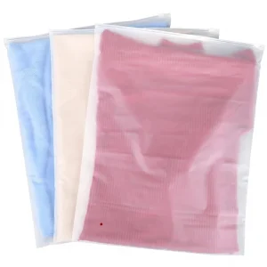 Clothing Bags Extra Large Frosted Zipper Chlorinated Polyethylene Bags Clothes Sweater Dress Jeans