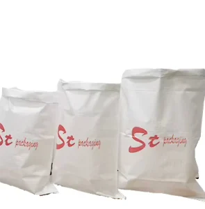 Coated PP Woven Bag White Grains Corn Food Polypropylene Bag Woven PP Sack for Flour Sugar Beans Coffee Bean