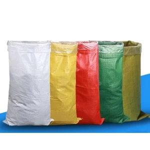 Colored Printed Packaging Bags Food Grade pp Woven Bags Polypropylene Woven Bags Capacity 45kg