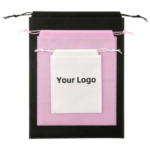 Colorful Drawstring Pouches for Gift Packaging Non Woven