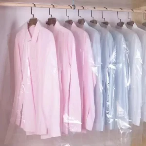 Commercial Dry Cleaning Storage Garment Bag Dust proof PEVA Suit Cover Dress Packaging Bags for Clothes