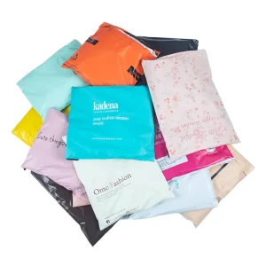 Compostable Express Mailer Bag Biodegradable HDPE LDPE Customized Logo Plastic Shipping Courier Bag