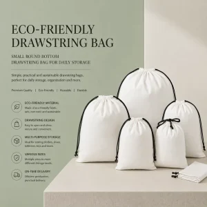 Cotton Drawstring Dust Bag Custom Packaging for Shoes and Gifts