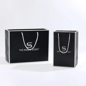 Create Design Your Brand Logo Packaging Bag Custom Printed Eco Friendly Reusable Shopping Gift Tote Paper Bags with High Quality