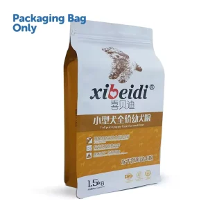 Custom 20lb 10kg BOPP Laminated Aseptic Square Bottom Pet Food Bag Food Grade Recyclable Dog Cat Gravure Printing Surface