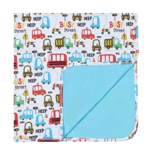 Custom 95% Bamboo 5% Spandex Baby Swaddle Wrap Blanket Double Layers Printed Pattern Soft Newborn Swaddle Wrap Bedding Blanket