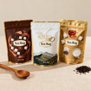 Custom Bags Side Gusset Moisture Proof Coffee Bag Pouch Stand up Pouch Tea Packaging Bags