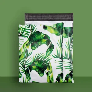 Custom Banana Leaf 10*13 Inch Poly Mailer Bag Cosmetics Plastic Waterproof Courier Mailing Packaging Shipping Bags Polymailer