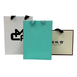 Custom Biodegradable Craft Paper Bag for Household Bedding with Logo