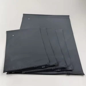 Custom Biodegradable Zip Lock Clothing Bags Logo Matte Frosted Plastic Packaging for T Shirts Swimwear Socks Shoes