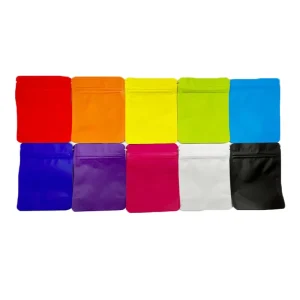 Custom Blank Mylar Bags 3.5 Smell Proof Matte Mylar Bags Custom Printed Ziplock Mylar Bag